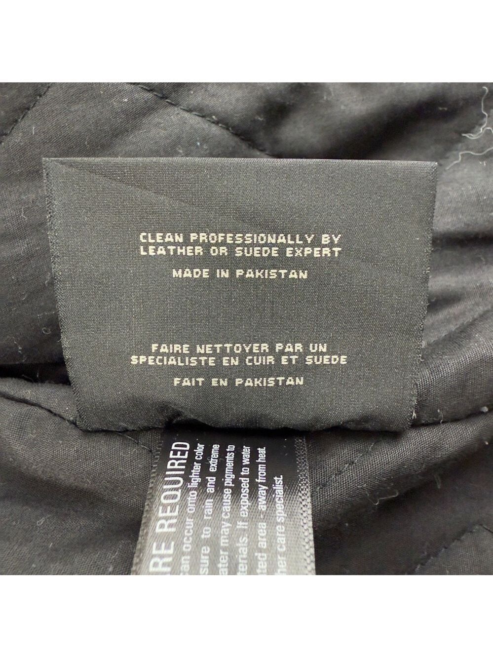 Andrew Marc Men's Size Medium 100% Black Soft Leather Jacket Full Zip AM8A1353 - Picture 9 of 16